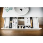 GOLLINUCCI Fürdőszobai rendszerező tartozékkal 350 mm mélységhez, fehér 308x322x