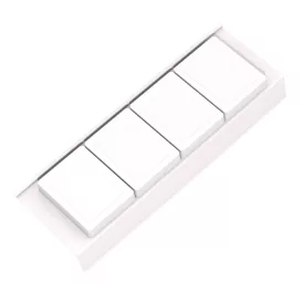   GOLLINUCCI Fürdőszobai rendszerező tartozékkal 450 mm mélységhez, fehér 146x422x
