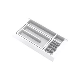   GOLLINUCCI Fürdőszobai rendszerező tartozékkal 450 mm mélységhez, fehér 241x422x