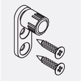   HAWA 23562 Folding Concepta ütköző állítható, műanyag, antracit szürke
