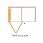 HAWA 27636 Folding Concepta 25 1250-1850mm ezüst balos new