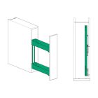 KES 002140 K-Line, oldalsó kosár, 150 mm, 90° 3D, ezüst