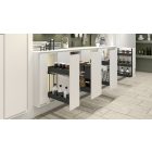 KES 002141 K-Line, oldalsó kosár, 400 mm, ezüst