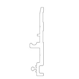 TERNO Diva Fluid  vezető profil 2570, 2m, ezüst