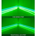 StrongLumio LED szalag, COB 24V 15W/m (840 LED/m) - 10mm - RGB