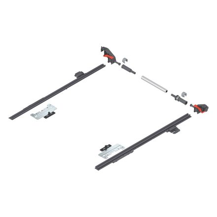 BLUM ZS4.400MU boční stabilizace MERIVOBOX, 270-400mm