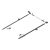 BLUM ZS4.650MU boční stabilizace MERIVOBOX, 450-650mm