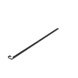   Spojovací lišta prodlužovací na pracovní desku 38mm L/P černá matná