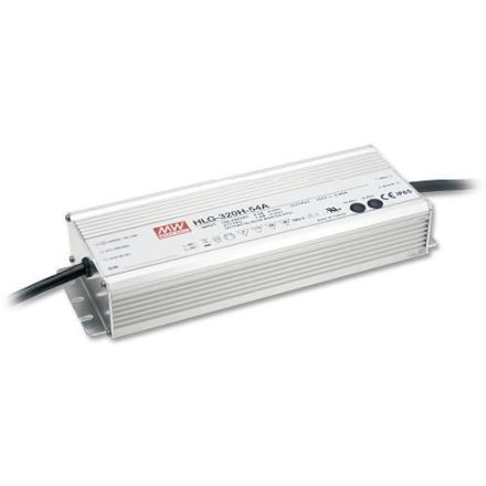 MEAN WELL transzformátor, HLG-320H-12-A, 12V, 264W, IP67