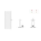 IF ütközés csillapító ajtókhoz ragasztható 8x2mm (50db)