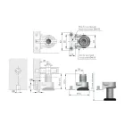 IF állítható láb Integrato G 25 mm, S4/S6