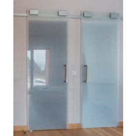   K-TERNO Diva Fluid vasalat szett 2 üvegajtókhoz, csillapítóval, 4m, ezüst