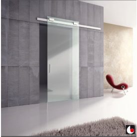   K-TERNO Diva Fluid vasalat szett üvegajtókhoz, csillapítóval, 2m, ezüst