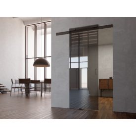   K-TERNO Diva Fluid vasalat szett üvegajtókhoz, csillapítóval, 2m, fekete