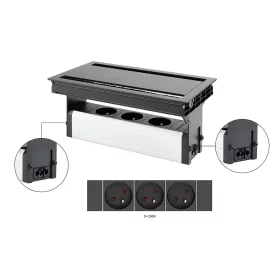 VersaFlap dual 2.0, 3x 230V, fekete matt