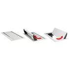 VersaFlap dual 2.0, 2x 230V, 2x RJ45, 1x USB A/C,  fekete matt