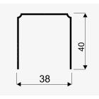 SEVROLL 05989  Single felső vezetés 3m matt fekete