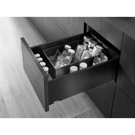 K-BLUM Legrabox C Pure 450mm/40 kg, Blumotion/TOB, karbon CS-M, csavar, mosogató