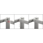 STRONG lábazat EC5208-Z 50x25/800 ezüst