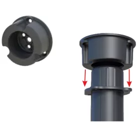   Příruba pro opěrnou nohu postelového středového nosníku +25mm