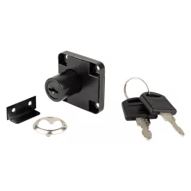 StrongLocks Fiókzár egyforma kulcs fekete + fém elendarap