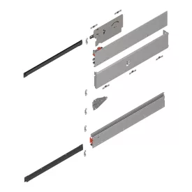 BLUM 801P600E.L2 Revego Uno vezetősín zsebhez, 600 mm, bal