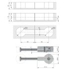 IF Quick 35mm munkalap összekötő csavar 100mm