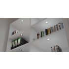 HAL LED bodovka EcoPower Flood 12V 1,7W broušená nerez neutrální bílá