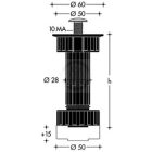 SCILM Állítható láb 280R270/150 mm fekete