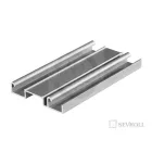 SEVROLL 04593 Gemini II alsó vezetés 3m ezüst