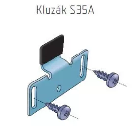 S-S35A felső szán tolóajtó vasalat