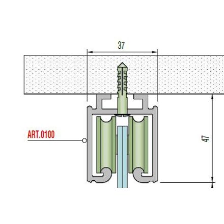 SISCO profil 3000mm art. 100AF (87413)