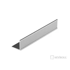 SEVROLL 00078 szögletvas K2 Decor 1,7m ezüst
