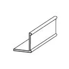 SEVROLL 00080 szögletvas K2 Decor 3m ezüst