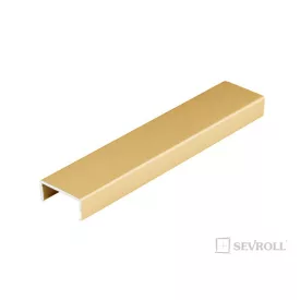   SEVROLL "U" profil rétegelt lemezhez 18mm 3m arany