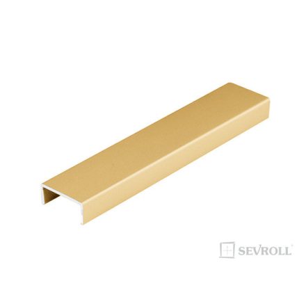 SEVROLL "U" profil rétegelt lemezhez 18mm 3m arany