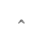 STRONG Sarokvas 20x20mm megerősített, cink fehér