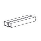 TERNO üveg tolóajtó felső műanyag profil 3m