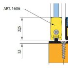 TERNO üveg tolóajtó görgő takarósapkával