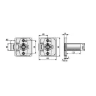LEHMANN Fiókzár (konténerhez ) 391 közére 32 mm